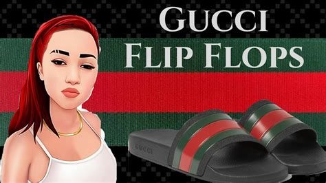 gucci flip flops girl|Gucci Flip Flops bhad bhabie.